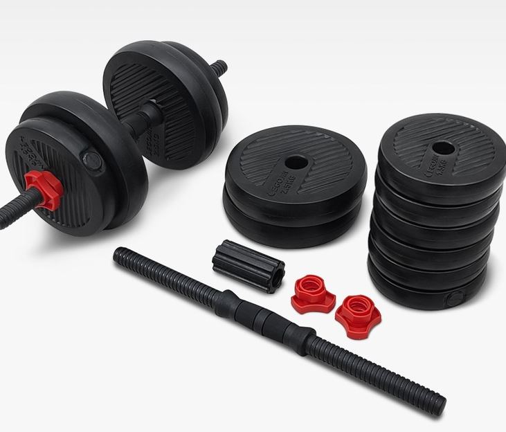 이고진 프리미엄 조립 아령 덤벨 세트 블랙