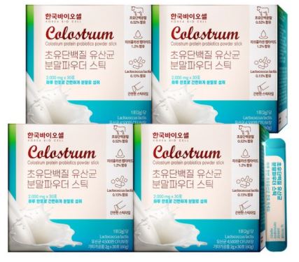 한국바이오셀 초유단백질 유산균 분말파우더 스틱
