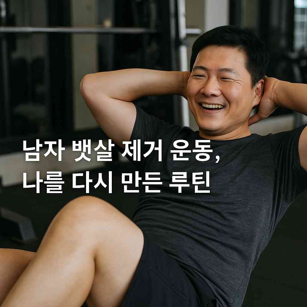 남자 뱃살 제거 운동, 나를 다시 만든 루틴