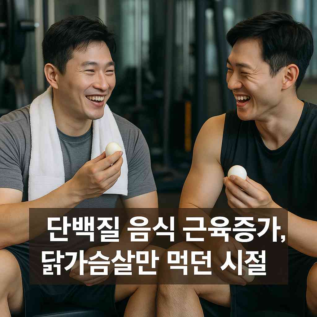 단백질 음식 근육증가, 닭가슴살만 먹던 시절