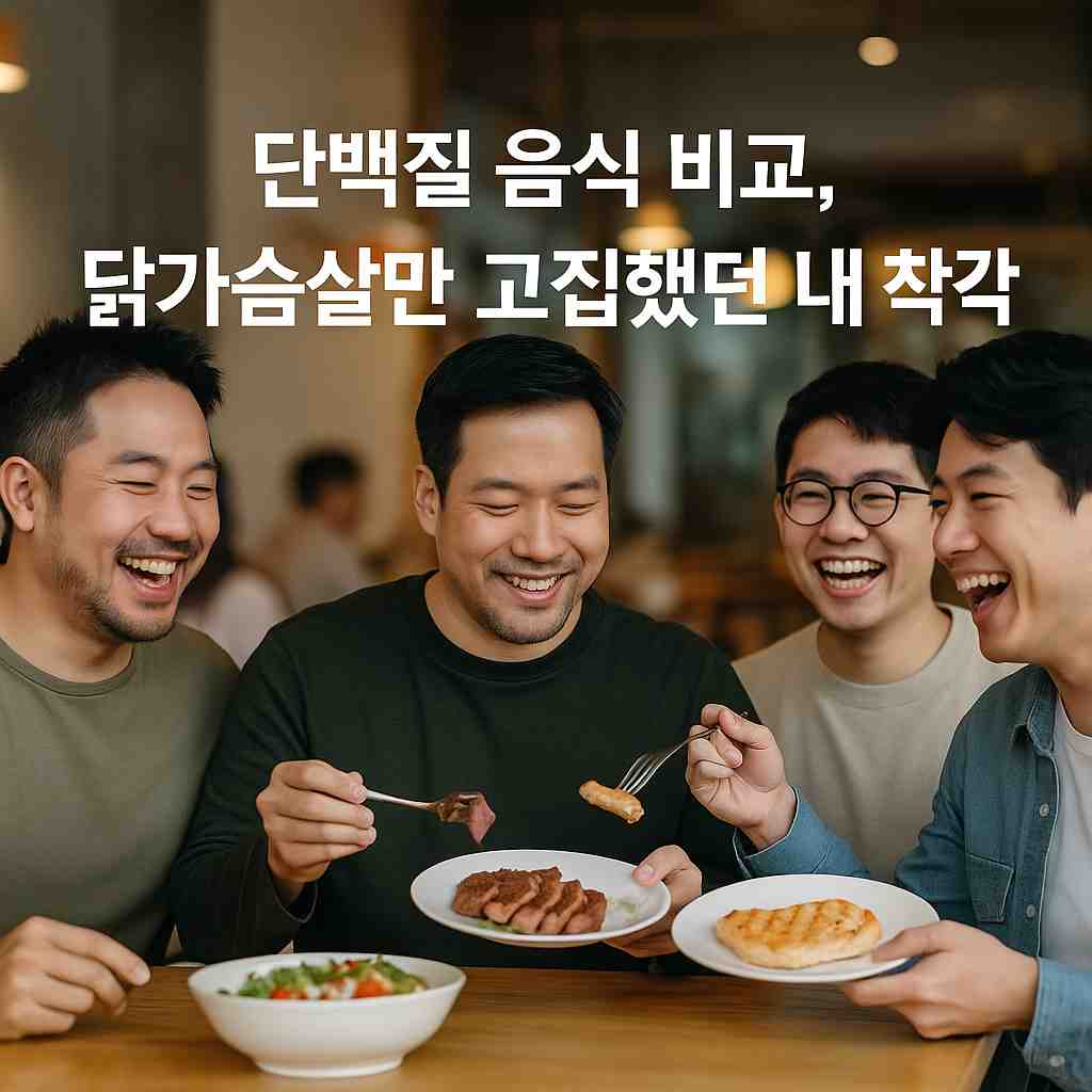 단백질 음식 비교, 닭가슴살만 고집했던 내 착각