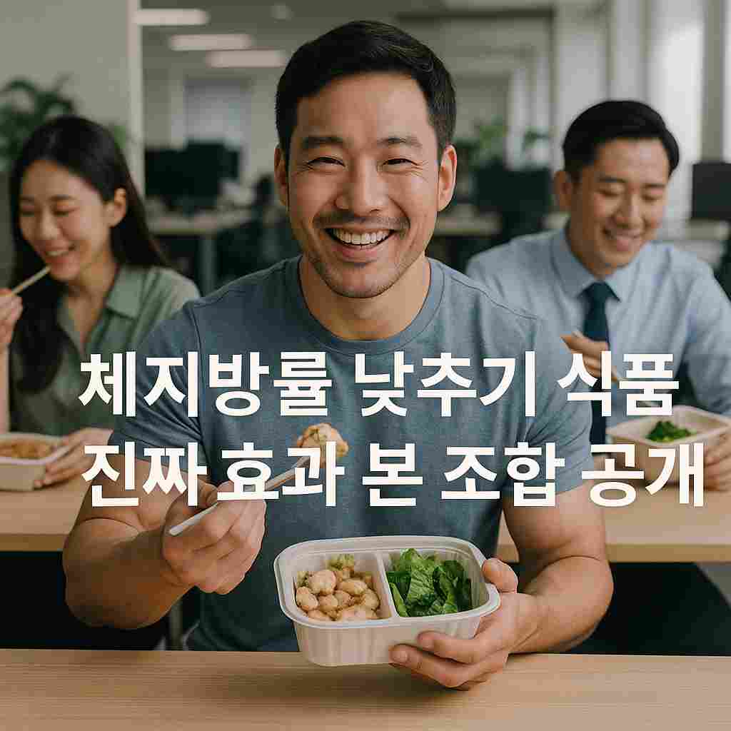 체지방률 낮추기 식품, 진짜 효과 본 조합 공개