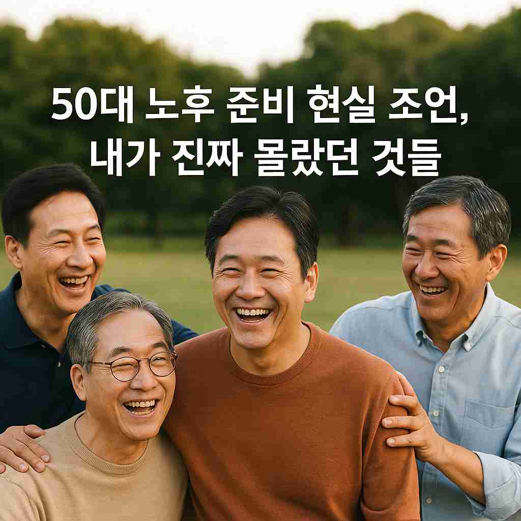 50대 노후 준비 현실 조언, 내가 진짜 몰랐던 것들