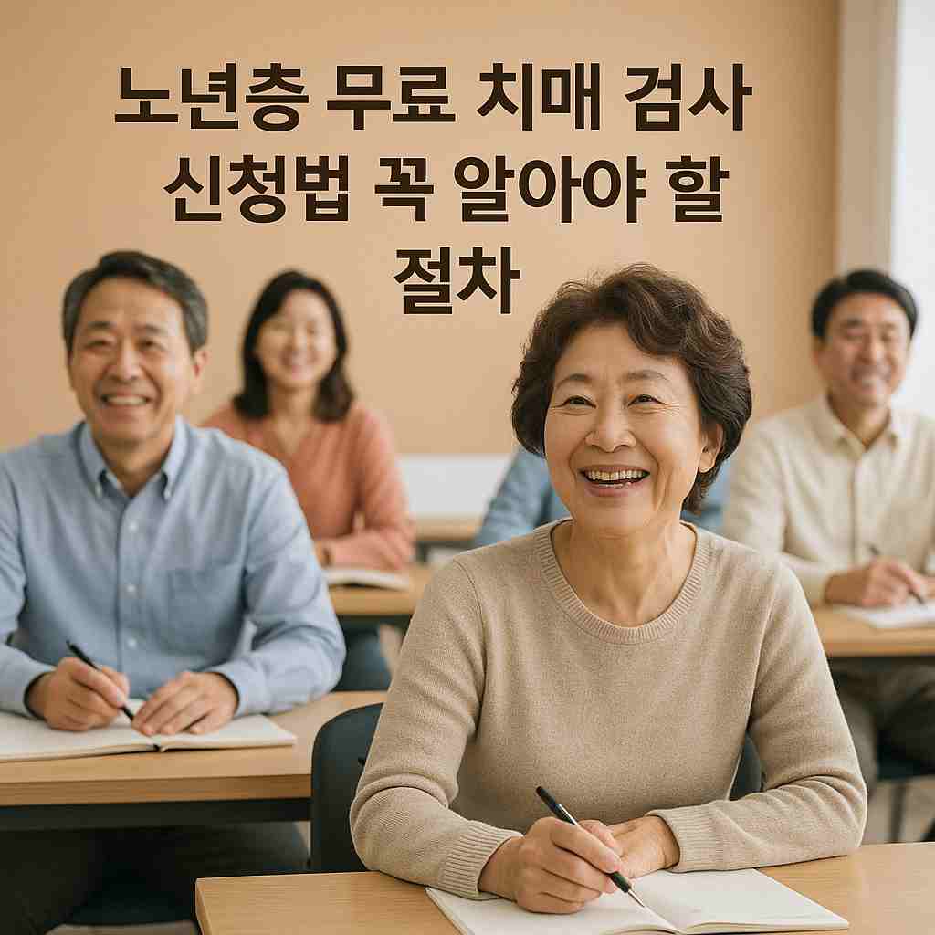 노년층 무료 치매 검사 신청법 꼭 알아야 할 절차
