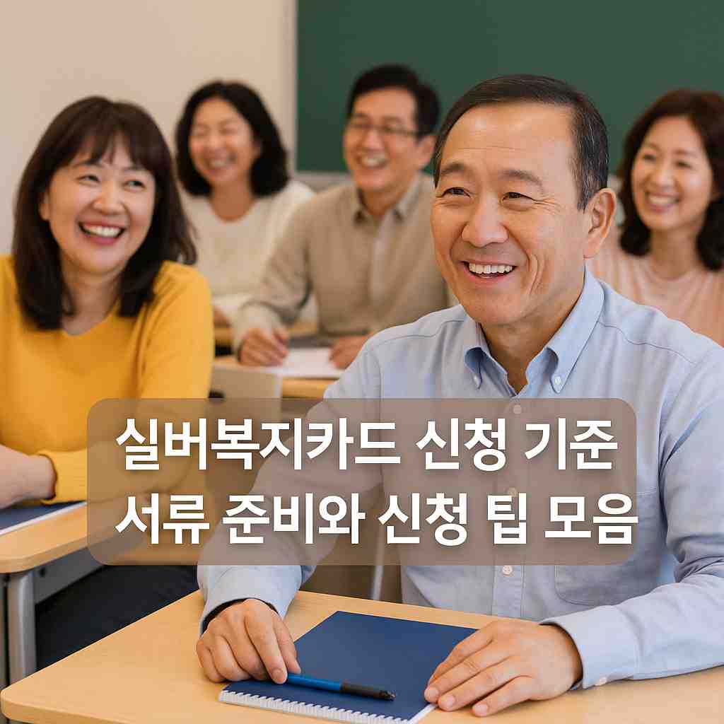 실버복지카드 신청 기준 서류 준비와 신청 팁 모음