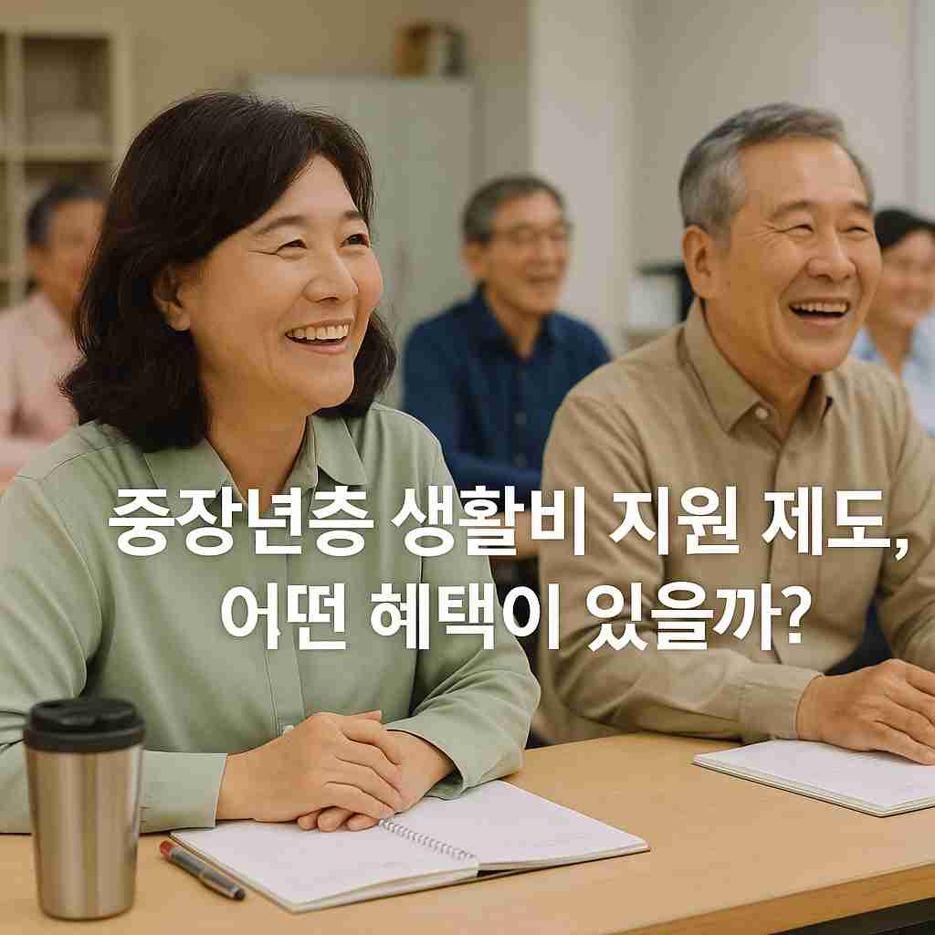 중장년층 생활비 지원 제도, 어떤 혜택이 있을까