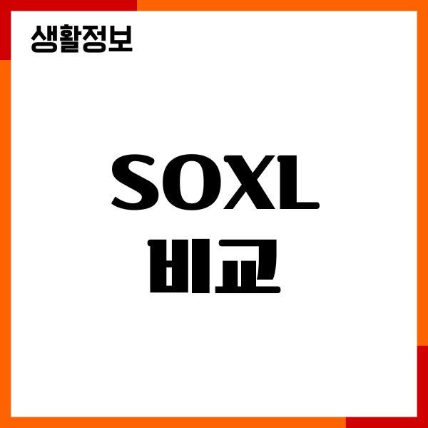 SOXL 비교, 3배 레버리지 전망, 장기투자, 수익률, 장단점