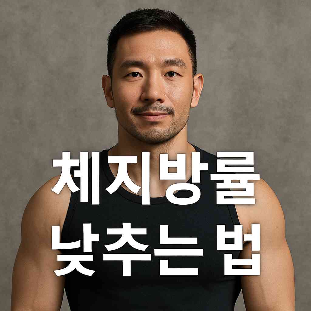 체지방률 낮추는 법, 직접 해보니 알겠더라구요